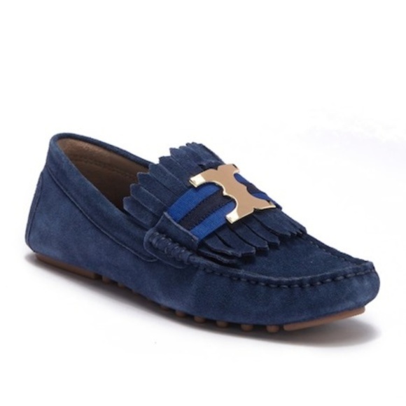 tory burch gemini link driver loafer